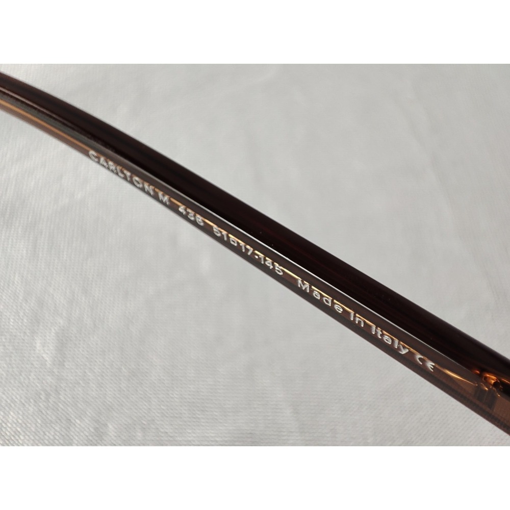 Warby Parker Carlton M 438 Tortoise Eyeglasses Frames 51-17-145 Made in Italy - Picture 10 of 13